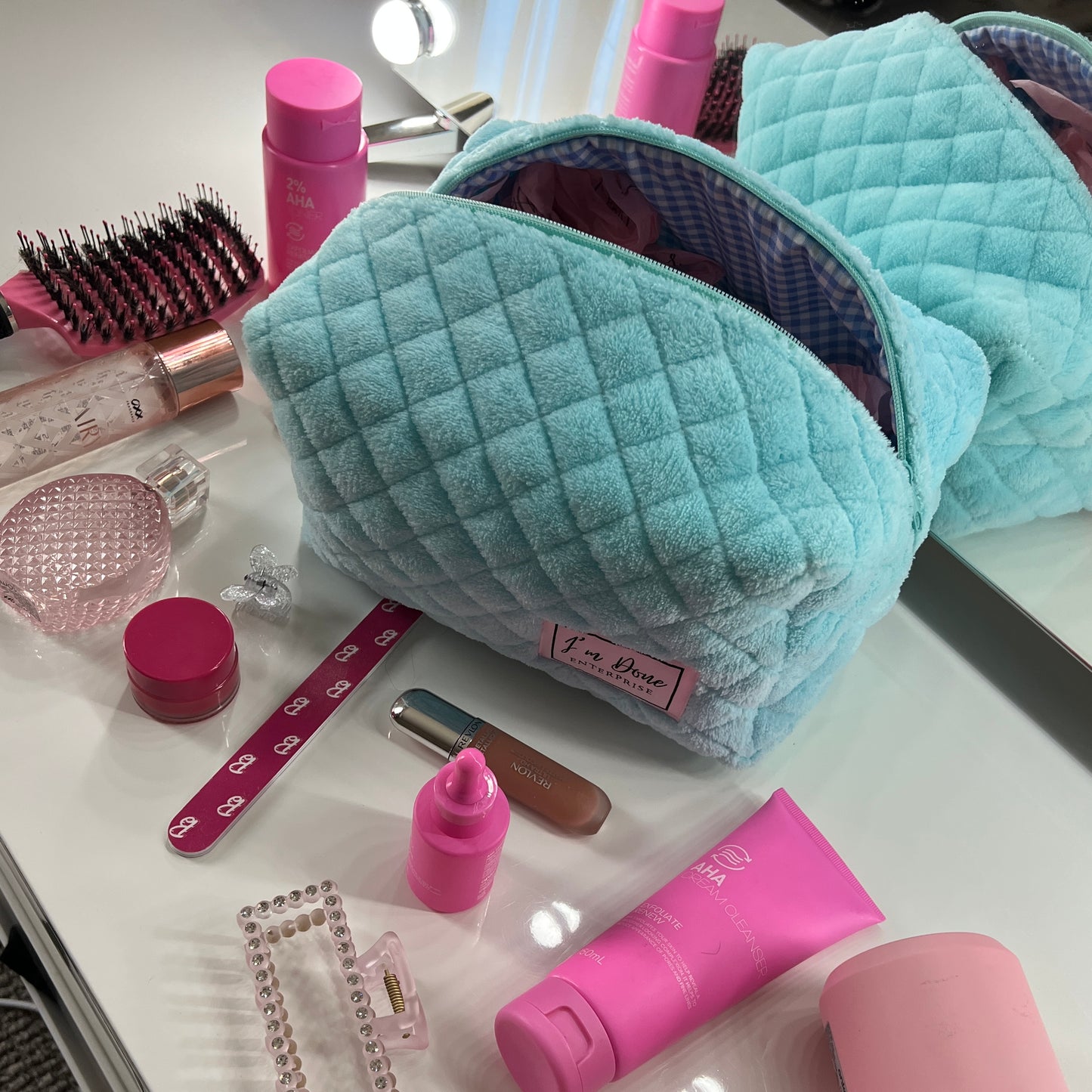 Bubblegum Luxe Toiletry Bag