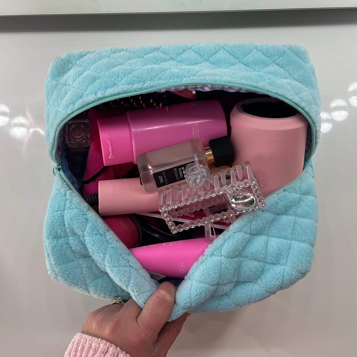 Bubblegum Luxe Toiletry Bag