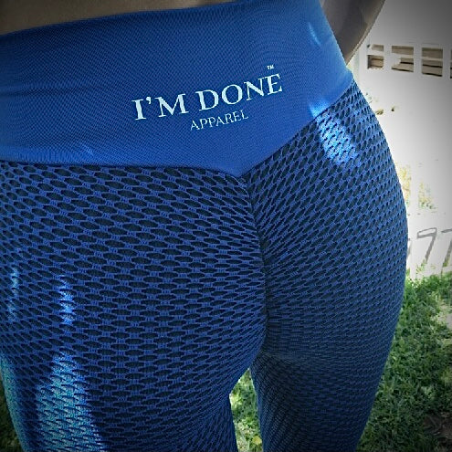 “IMDONE” SIGNATURE LEGGINGS “SAPPHIRE”